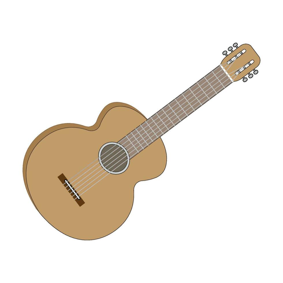 gitaar icoon logo vector ontwerp sjabloon
