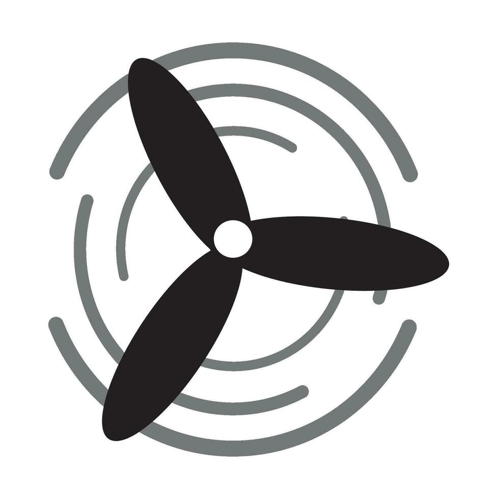 windmolen icoon logo vector ontwerp sjabloon
