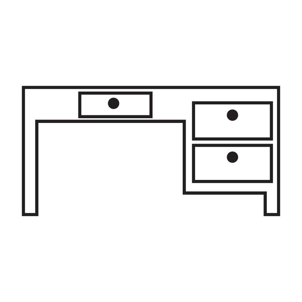 tafel icoon logo vector ontwerp sjabloon