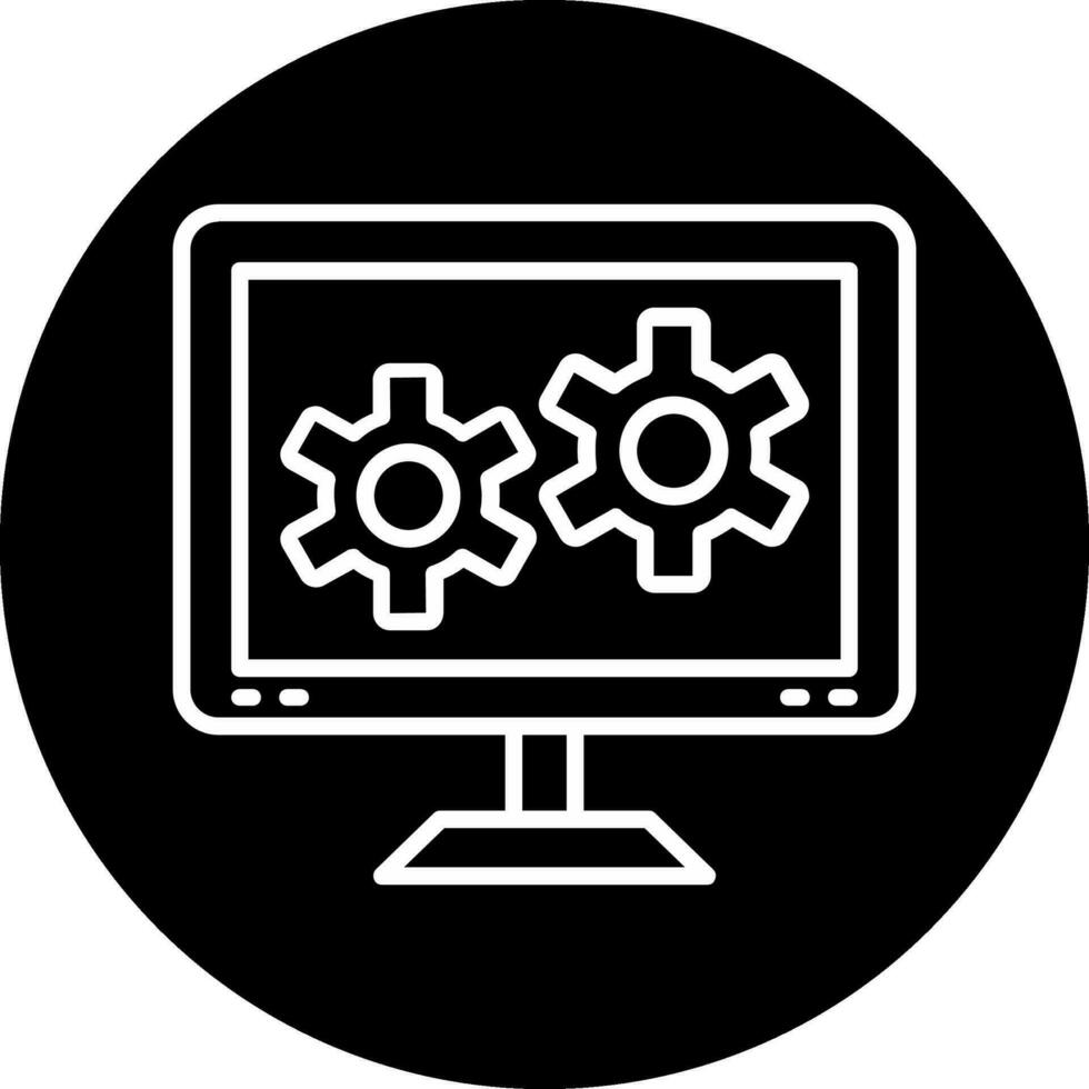 instellingen vector pictogram