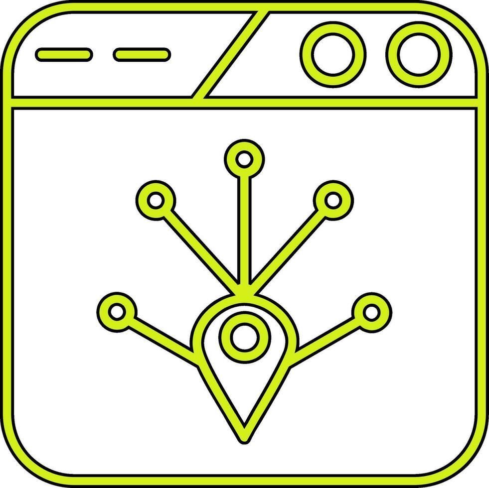 navigatie vector pictogram