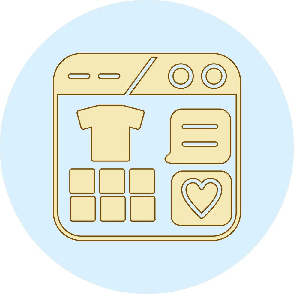 e-commerce vector icoon