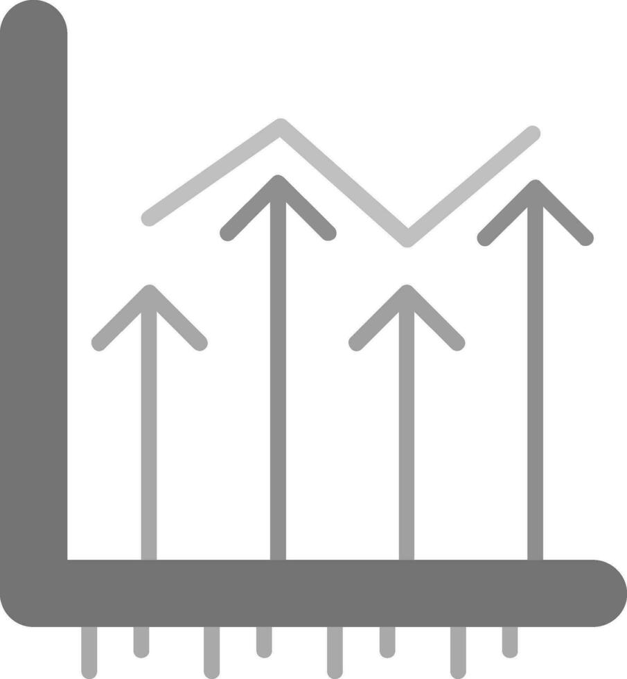 toenemen omhoog vector icoon