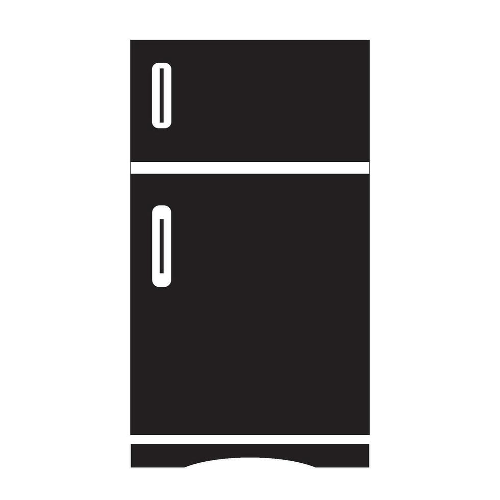 koelkast icoon logo vector ontwerp sjabloon