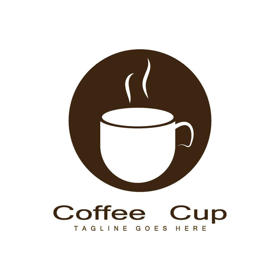 koffiekopje logo sjabloon vector