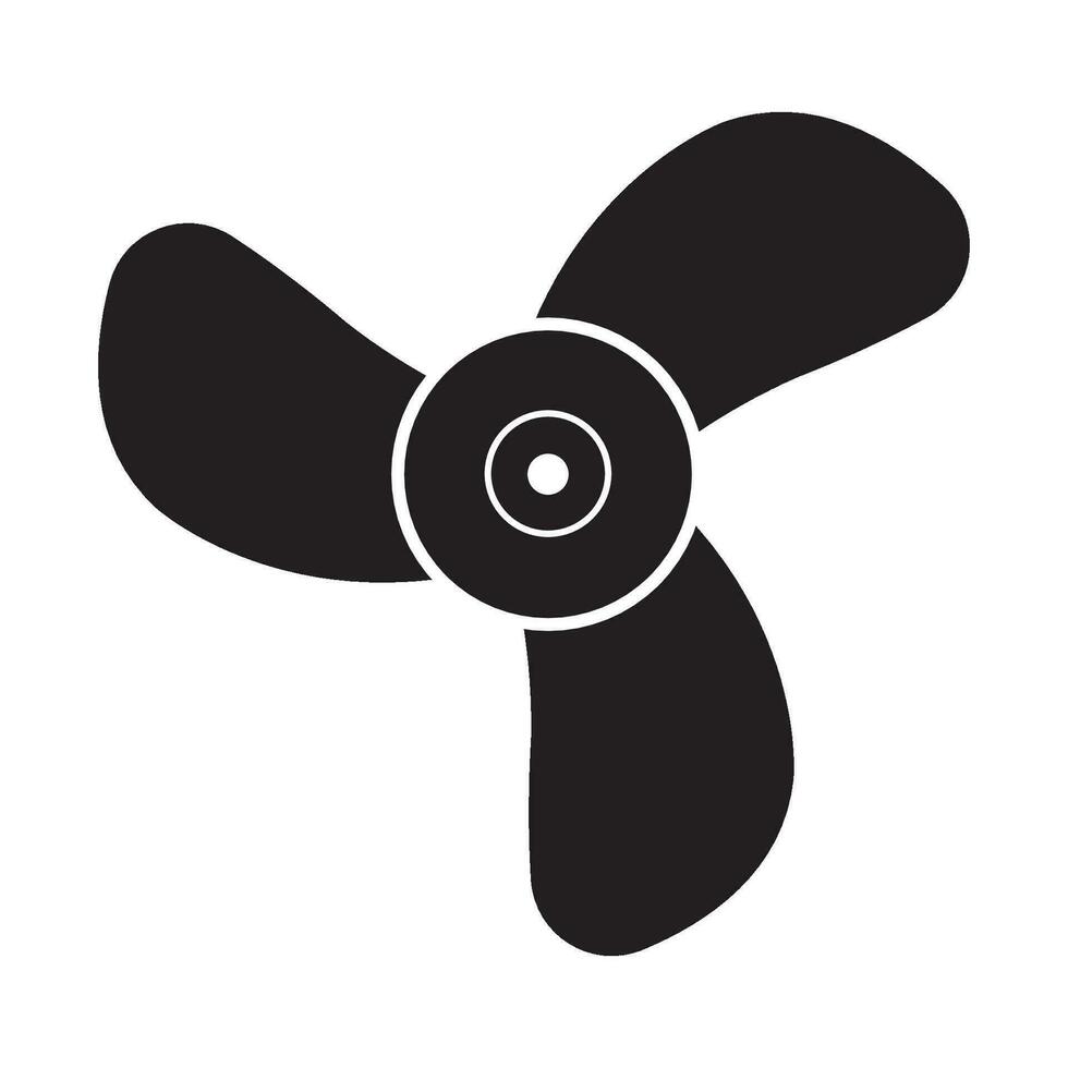 propeller icoon logo vector ontwerp sjabloon
