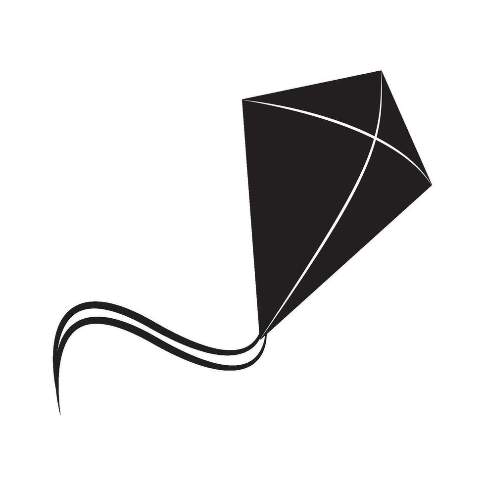 vlieger icoon logo vector ontwerp sjabloon
