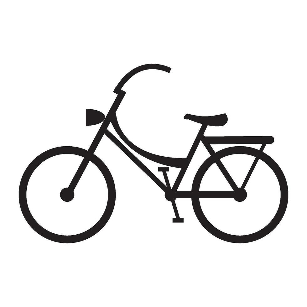 fiets icoon logo vector ontwerp sjabloon