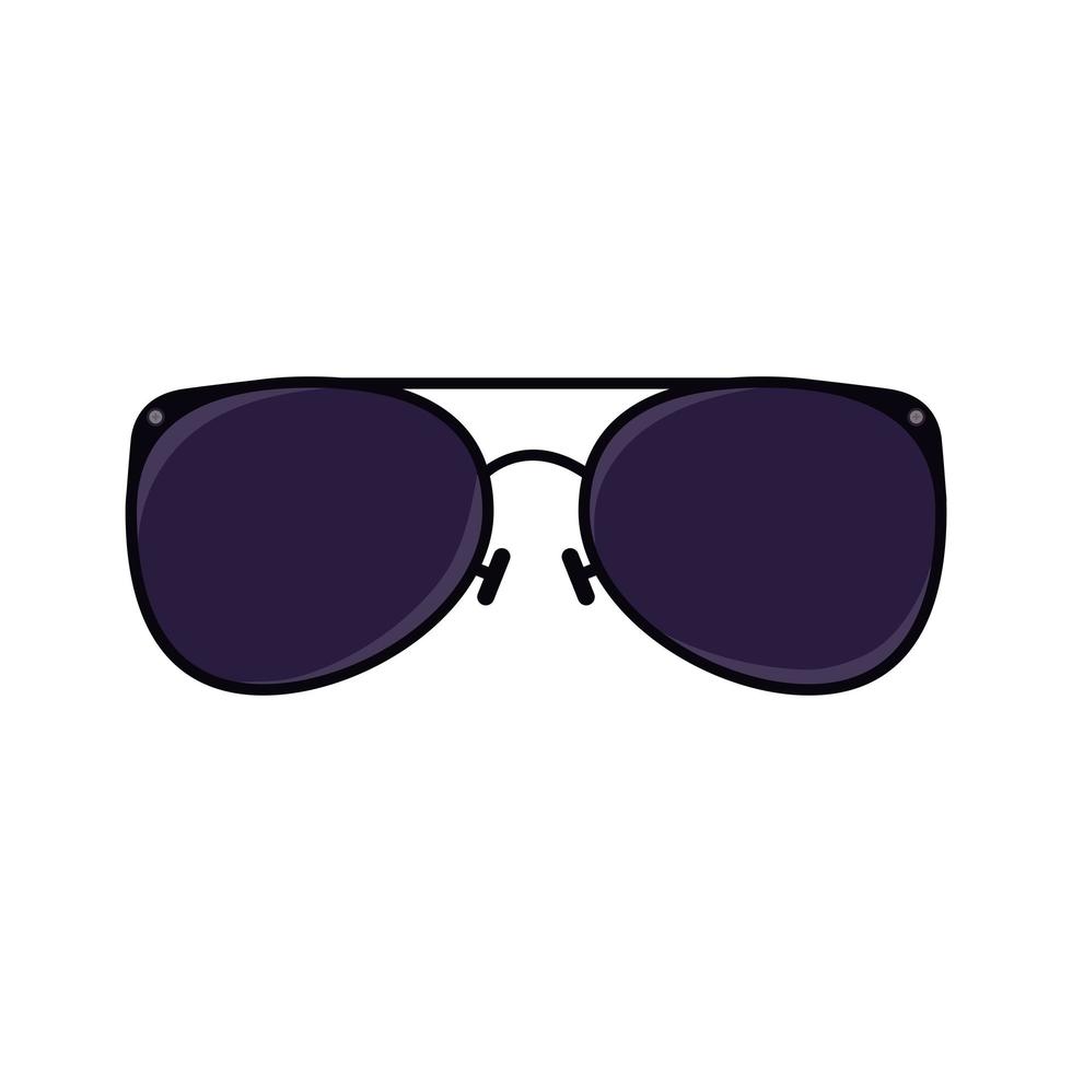 zonnebril accessoire icoon vector