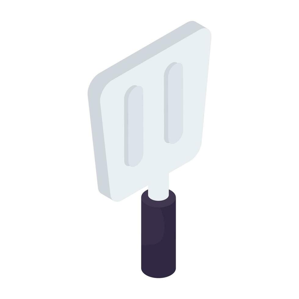 een mooi ontwerp icoon van keuken lepel, spatel vector