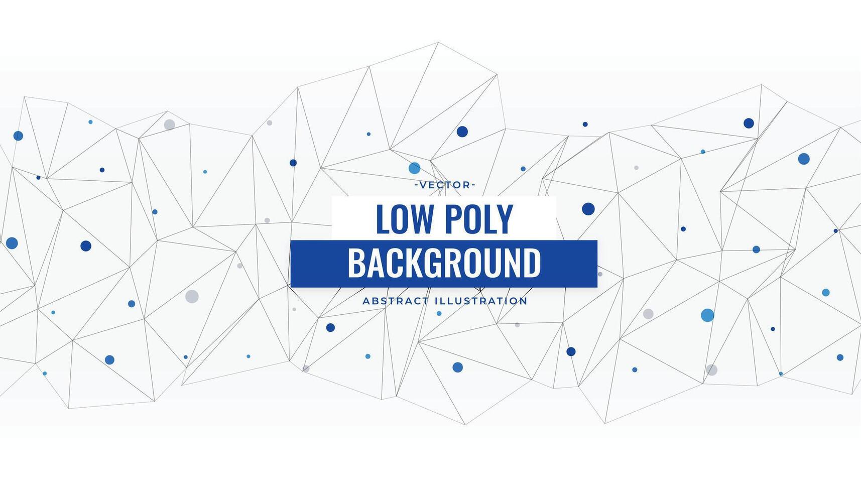 laag poly abstract verbinding achtergrond vector