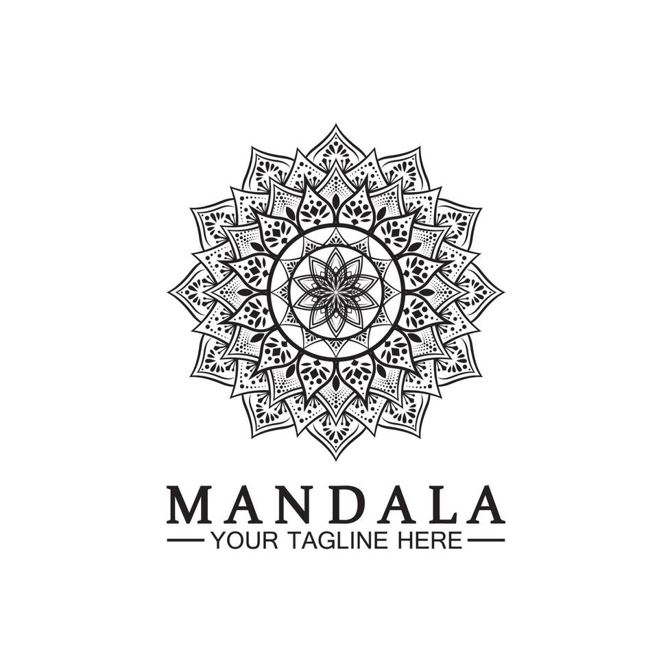 mandala logo ontwerp vector sjabloon