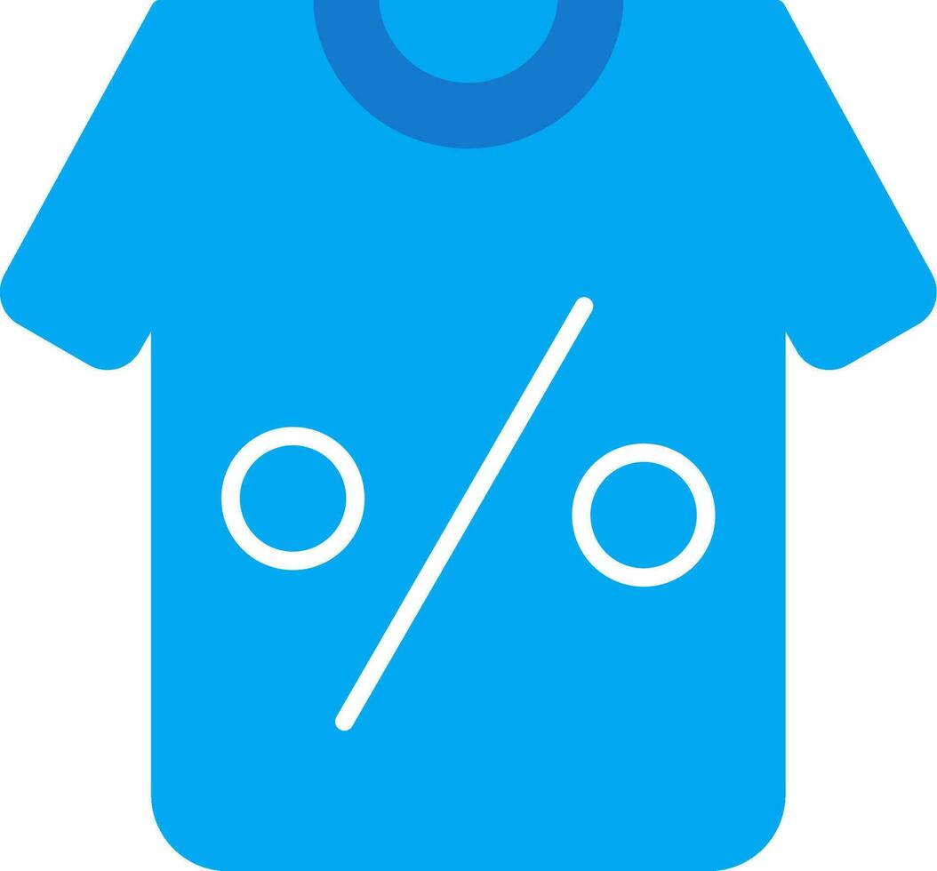 t-shirt plat pictogram vector