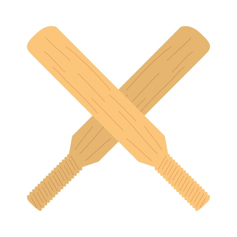 vleermuizen houten cricket vector