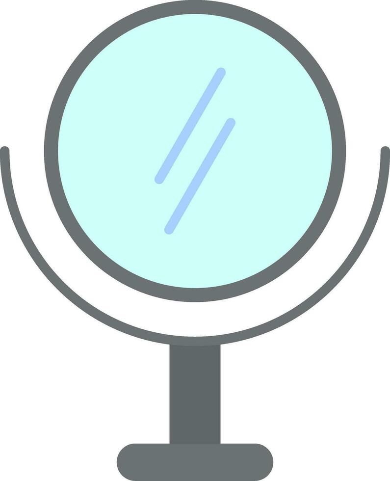 spiegel plat pictogram vector