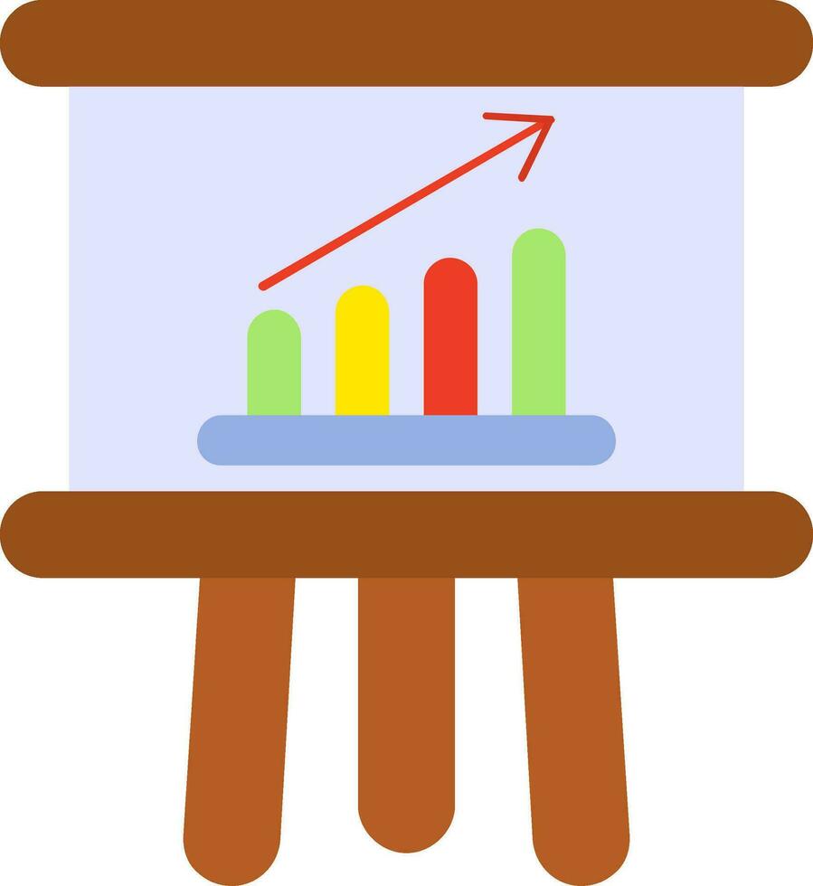 grafiek plat pictogram vector