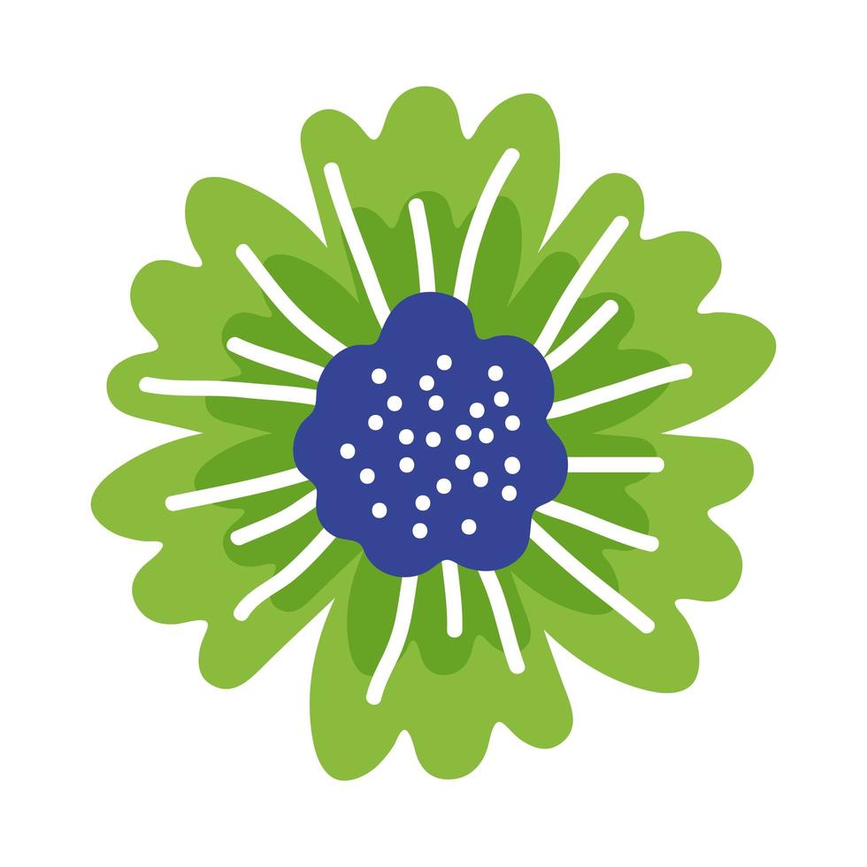 groene lentebloem vector