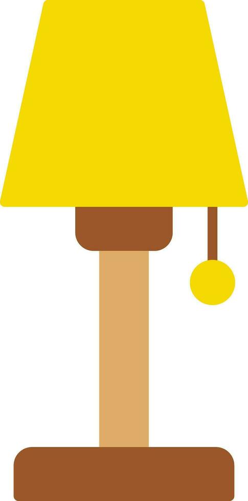 lamp plat pictogram vector