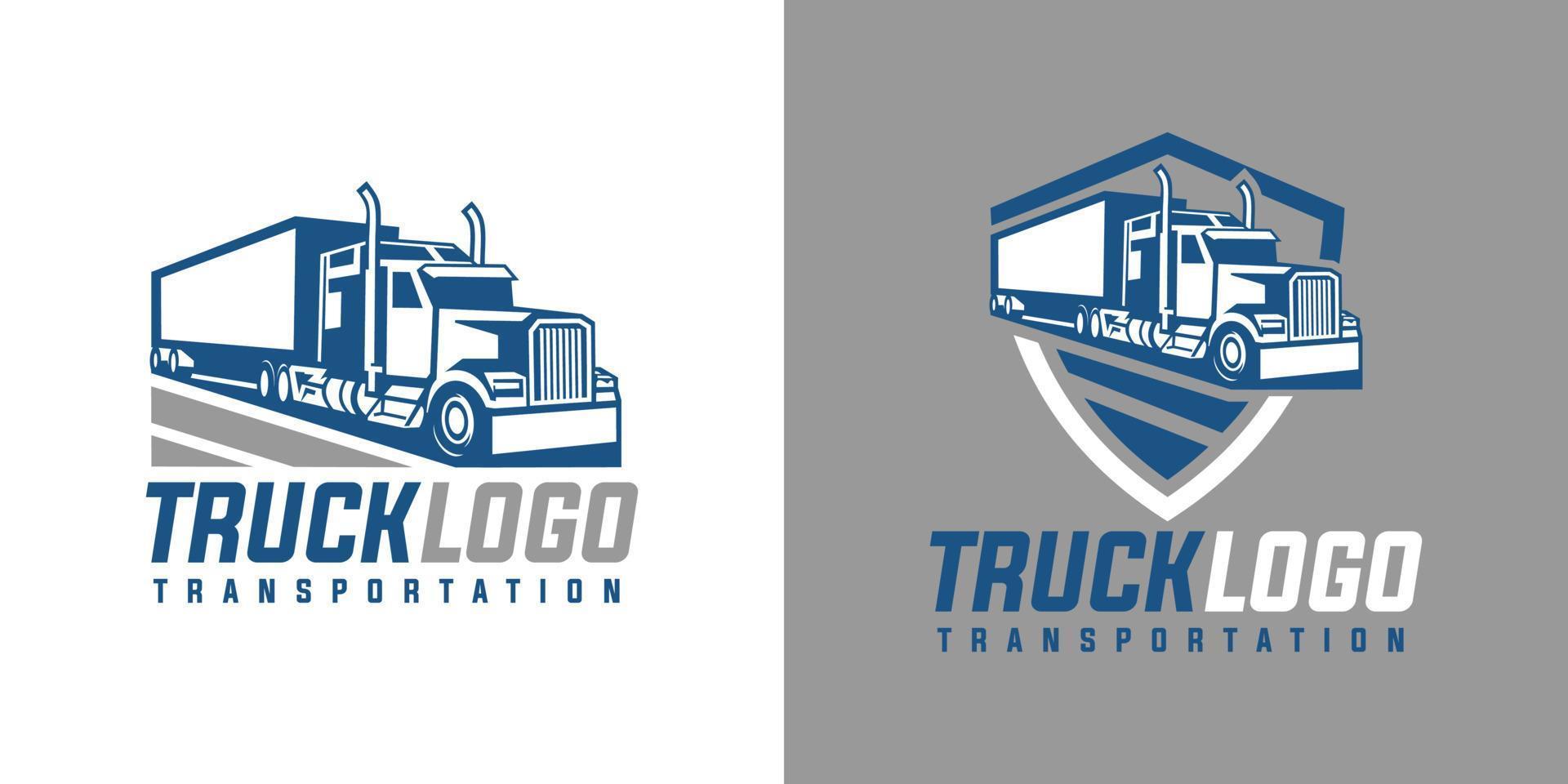 vrachtwagen logo vector