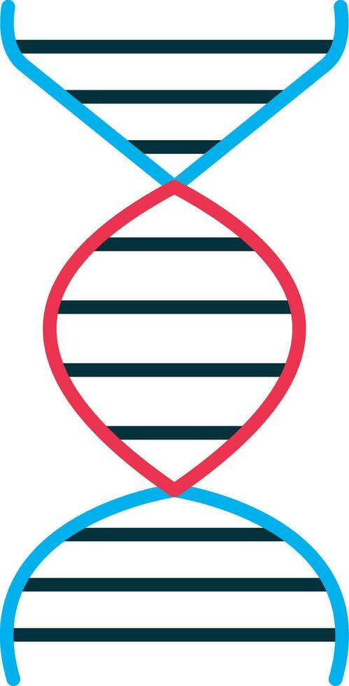 dna plat icoon vector