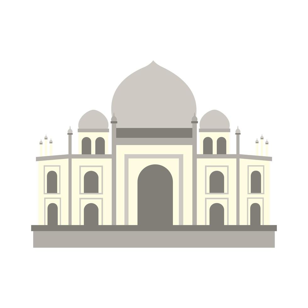 Taj Mahal moskee vector