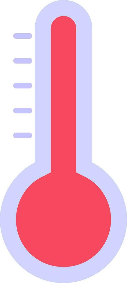 temperatuur plat pictogram vector