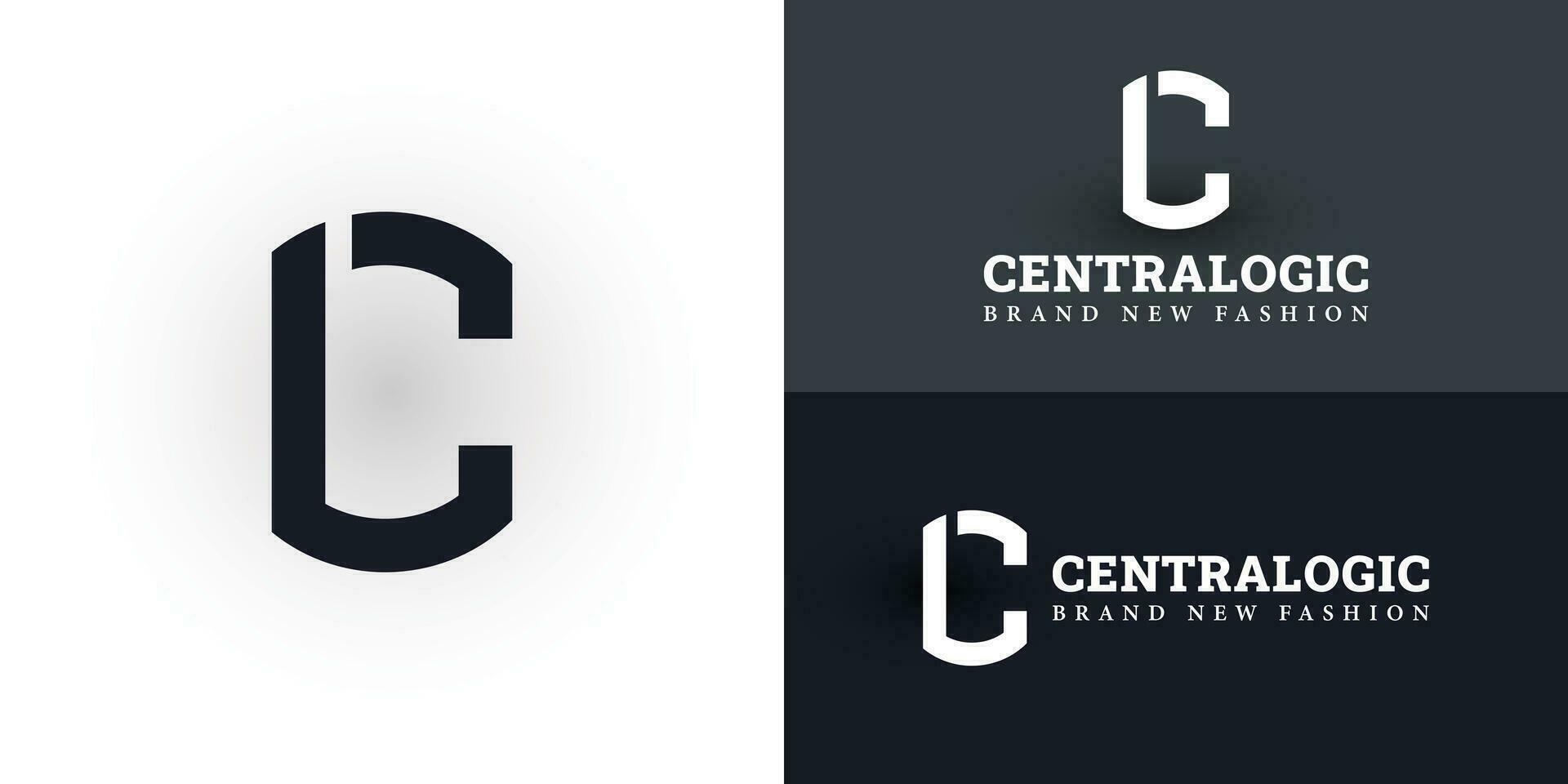 abstract eerste brief c en l logo in blauw kleur geïsoleerd in wit achtergrond toegepast voor minimalistische premie Mannen medeplichtig merk logo ook geschikt voor de merk dat heeft eerste naam cl of lc vector