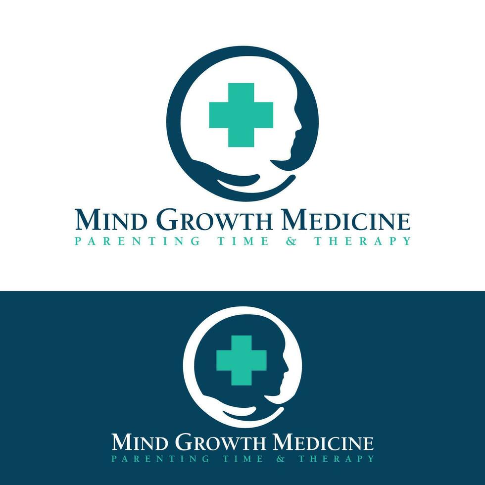 ontwerp een mentaal Gezondheid en welzijn logo vector