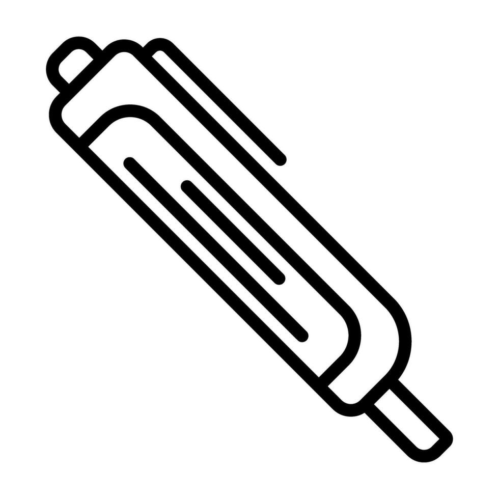 Spanning detector pen vector icoon