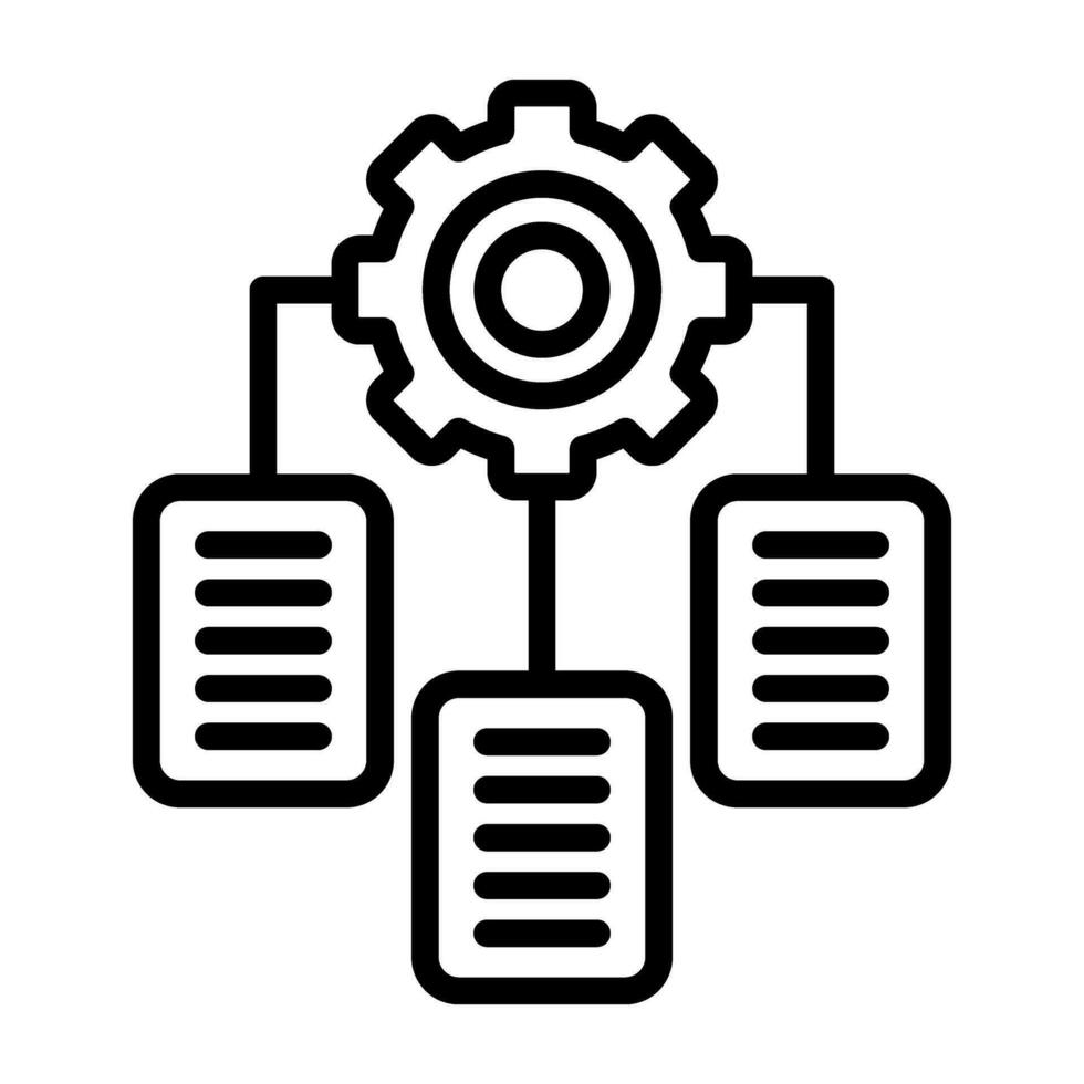 document integratie vector icoon