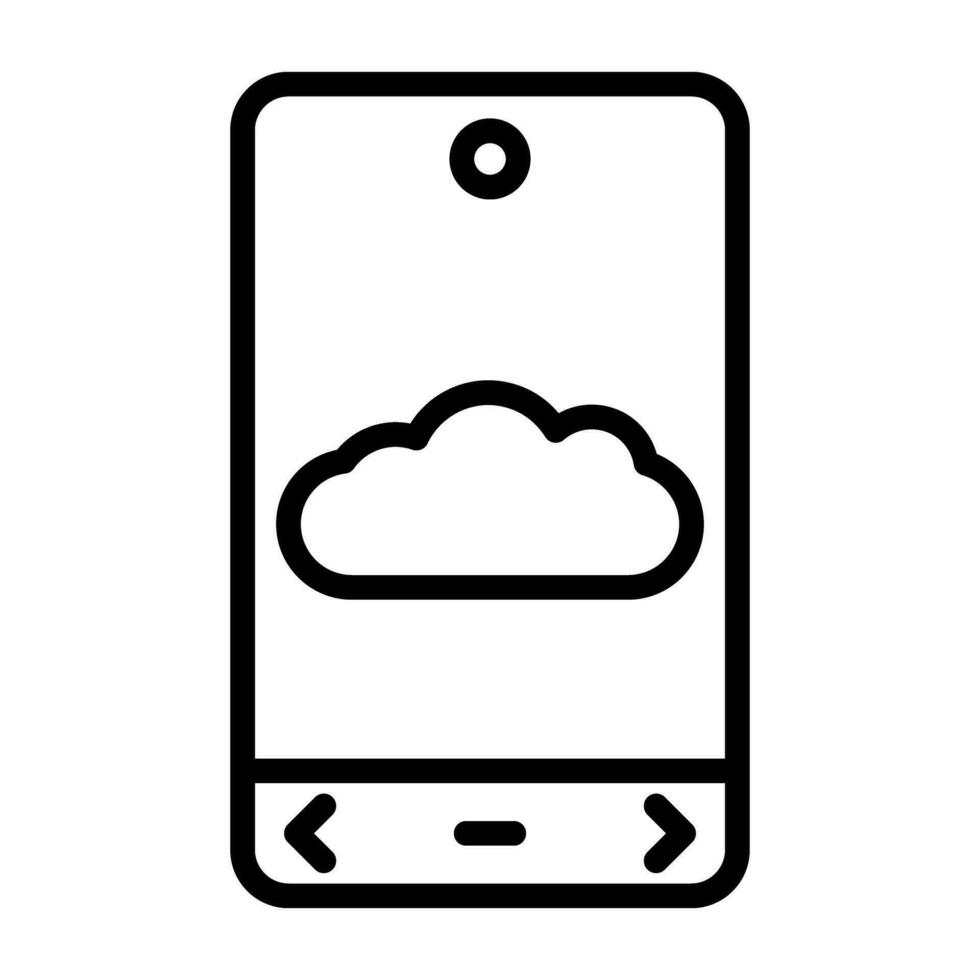 wolk vector pictogram