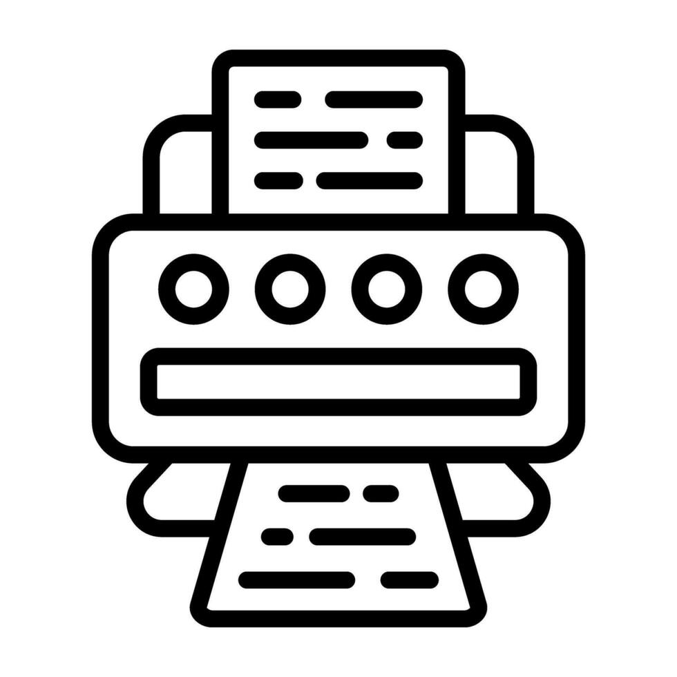 printer vector pictogram