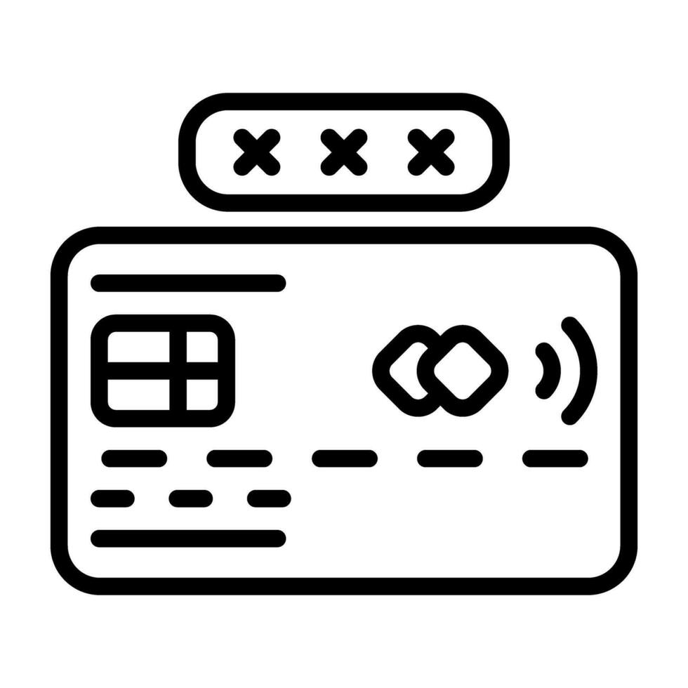 creditcard vector pictogram