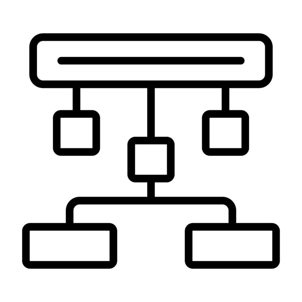 hiërarchie vector pictogram