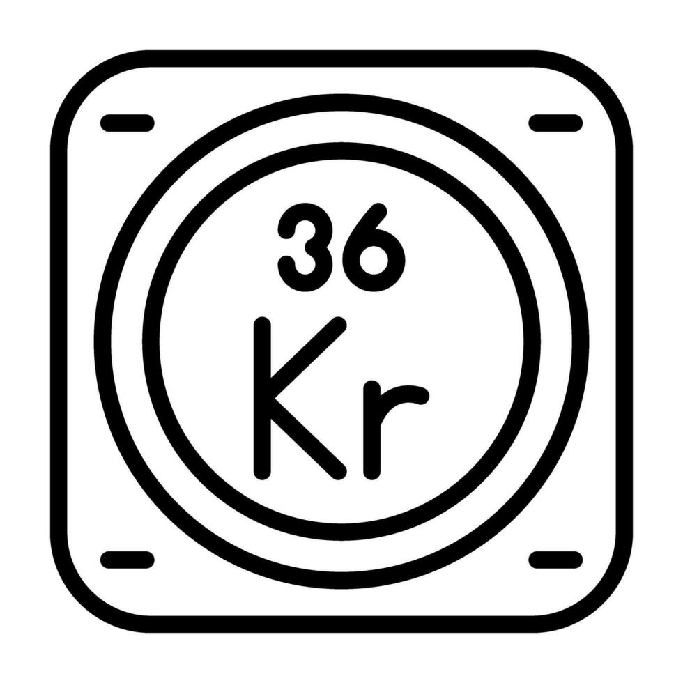 chemisch element vector icoon