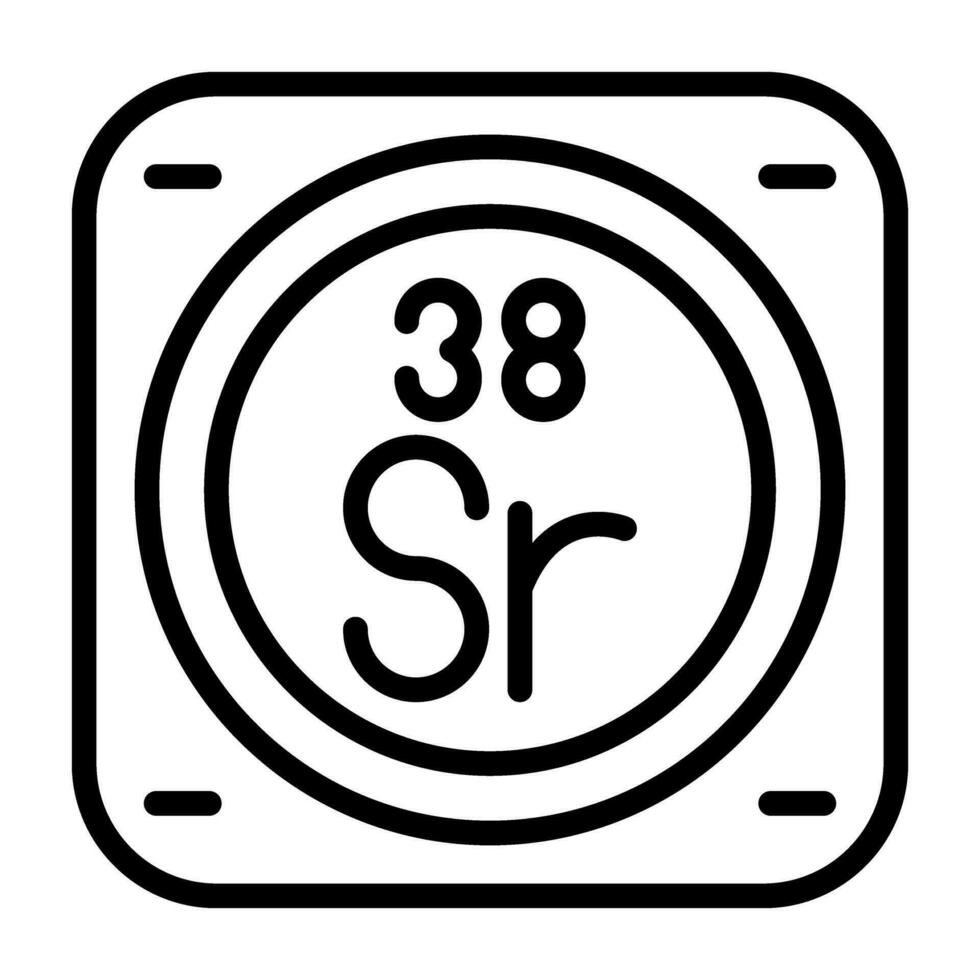 strontium vector icoon