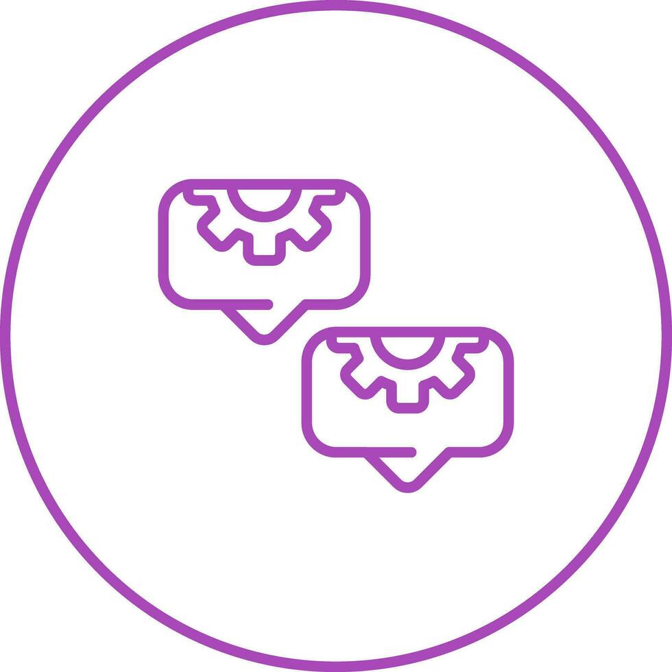 toespraak bubble vector icon