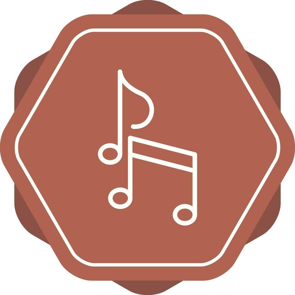 muzieknoot vector icoon