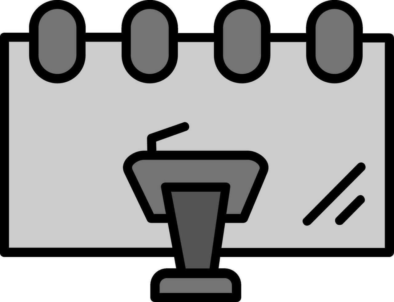 presentatie vector pictogram