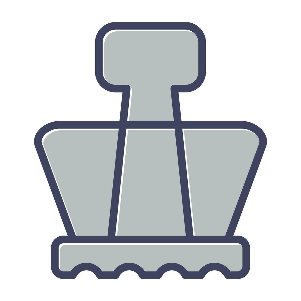 paperclip vector pictogram