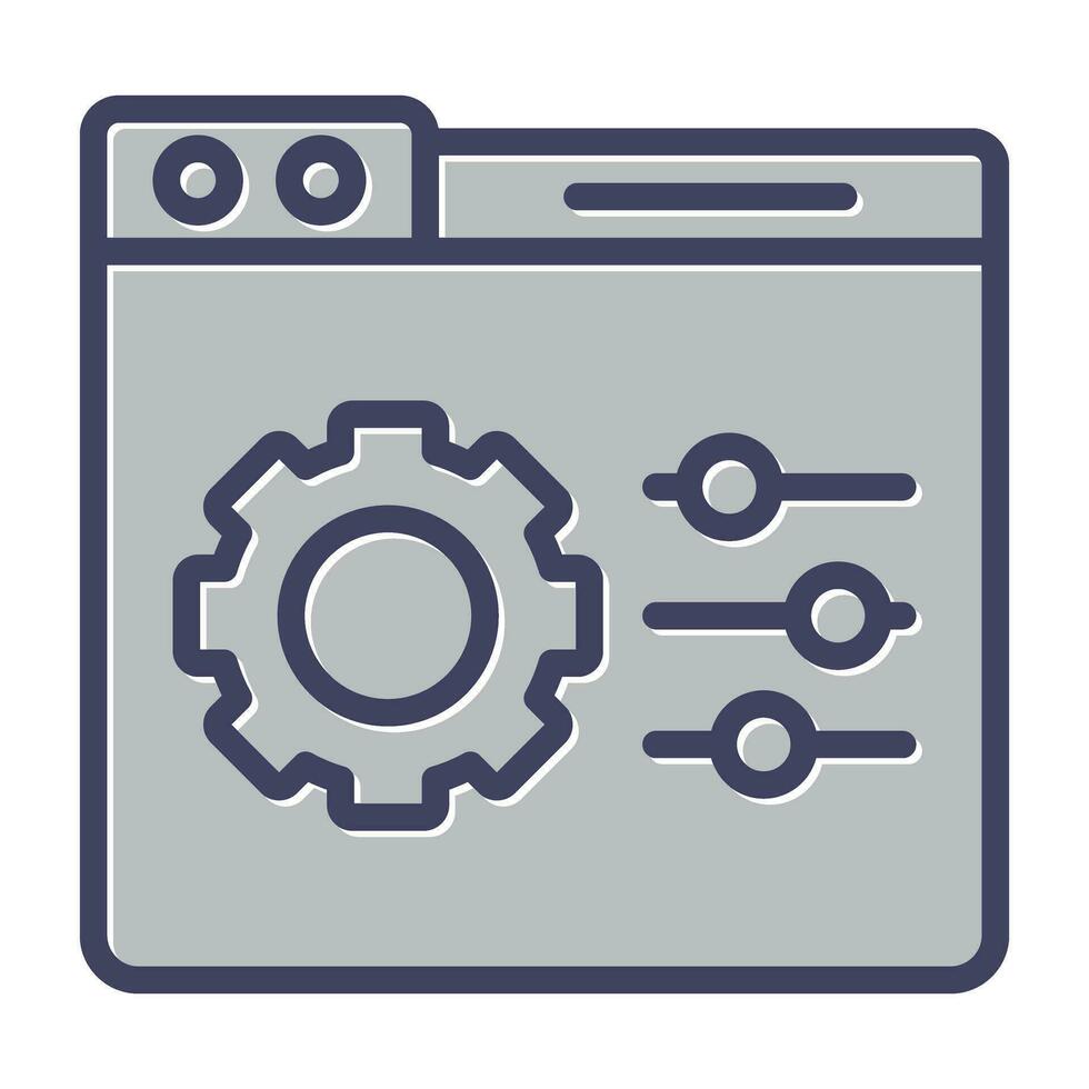 bedieningspaneel vector pictogram