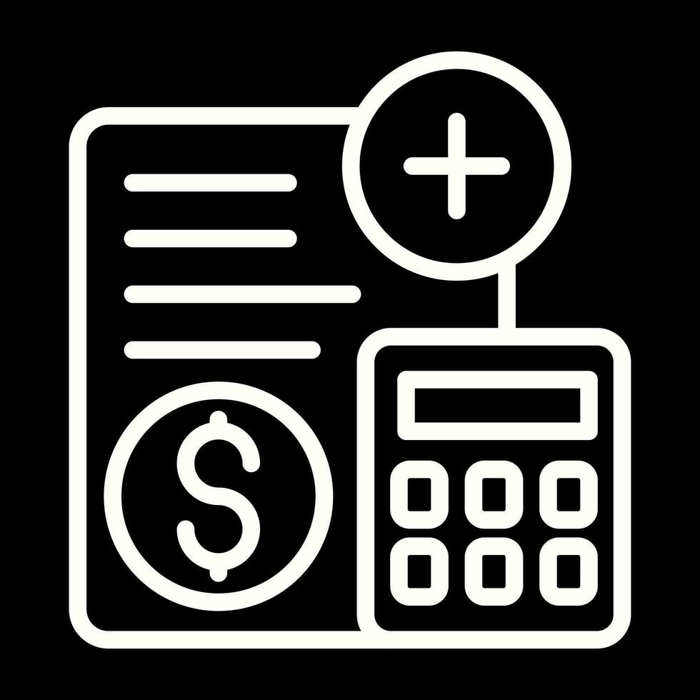 budget vector pictogram