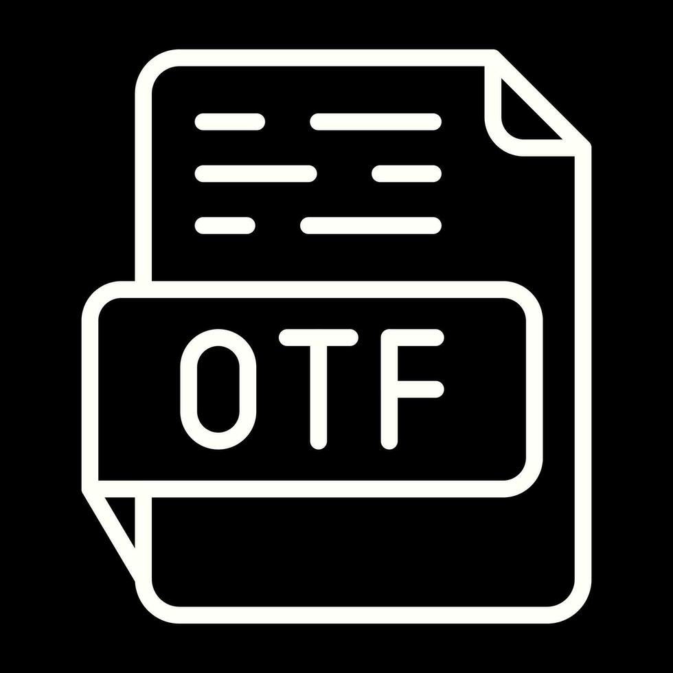 otf vector icoon