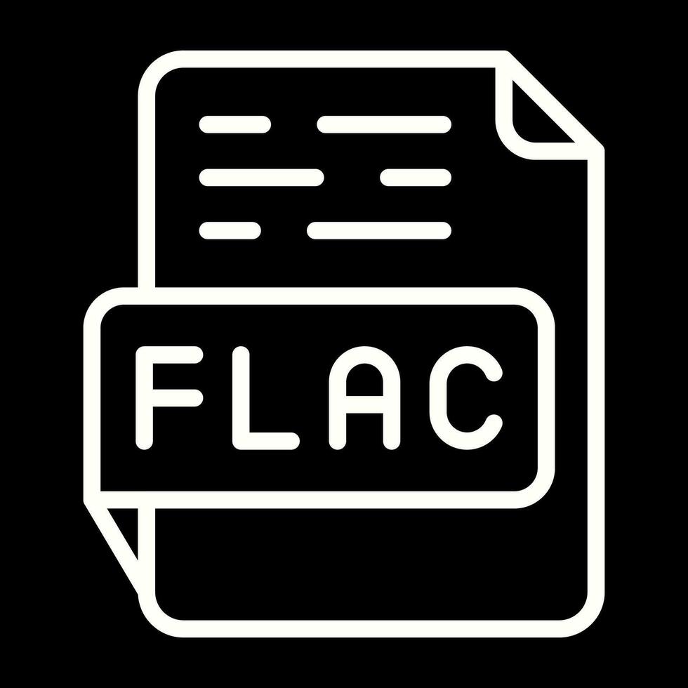 flac vector icoon