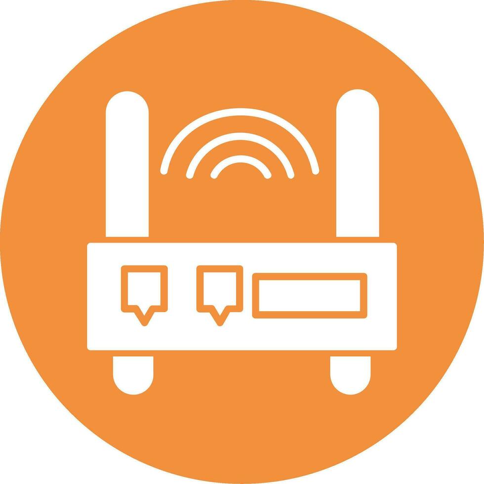 Wifi router vector icoon