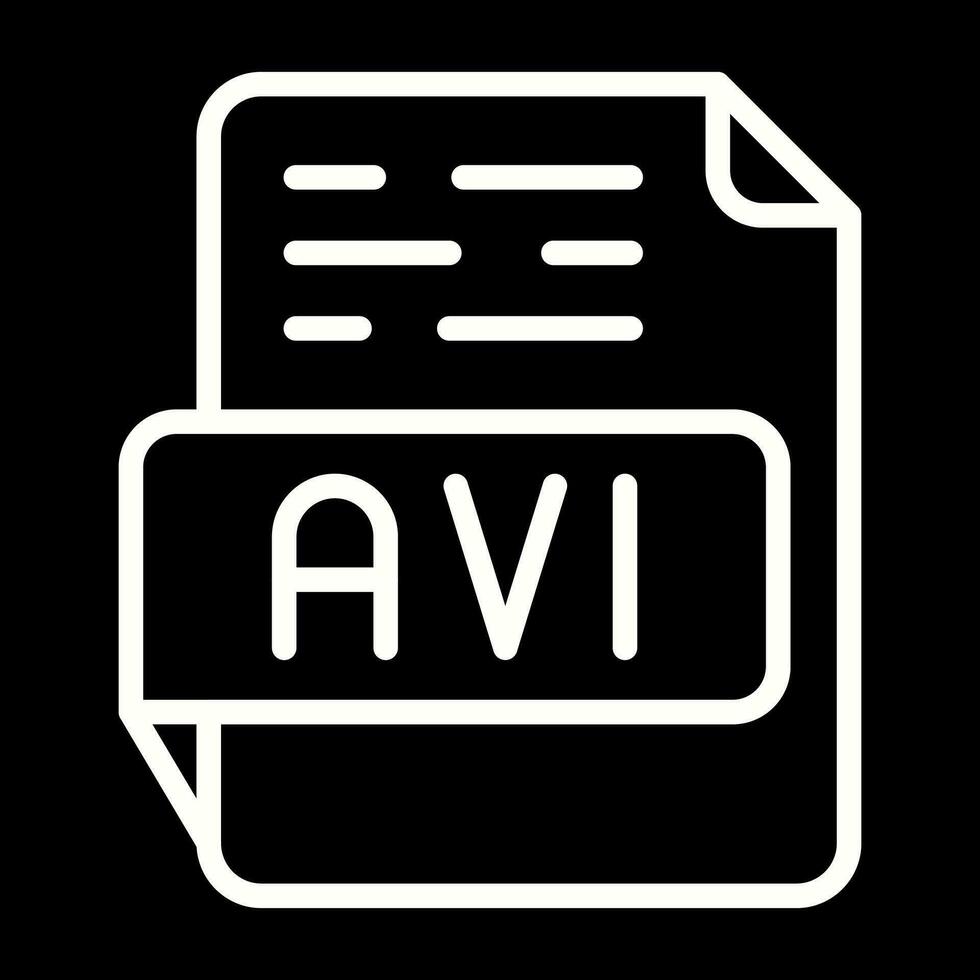 avi vector icoon