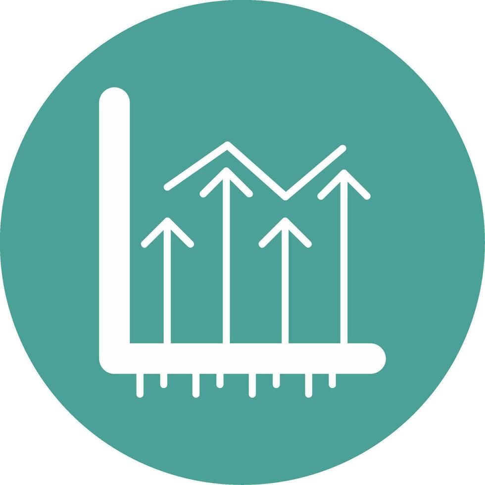 toenemen omhoog vector icoon