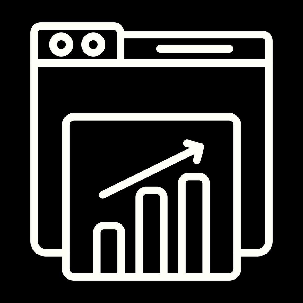 website statistieken vector icoon