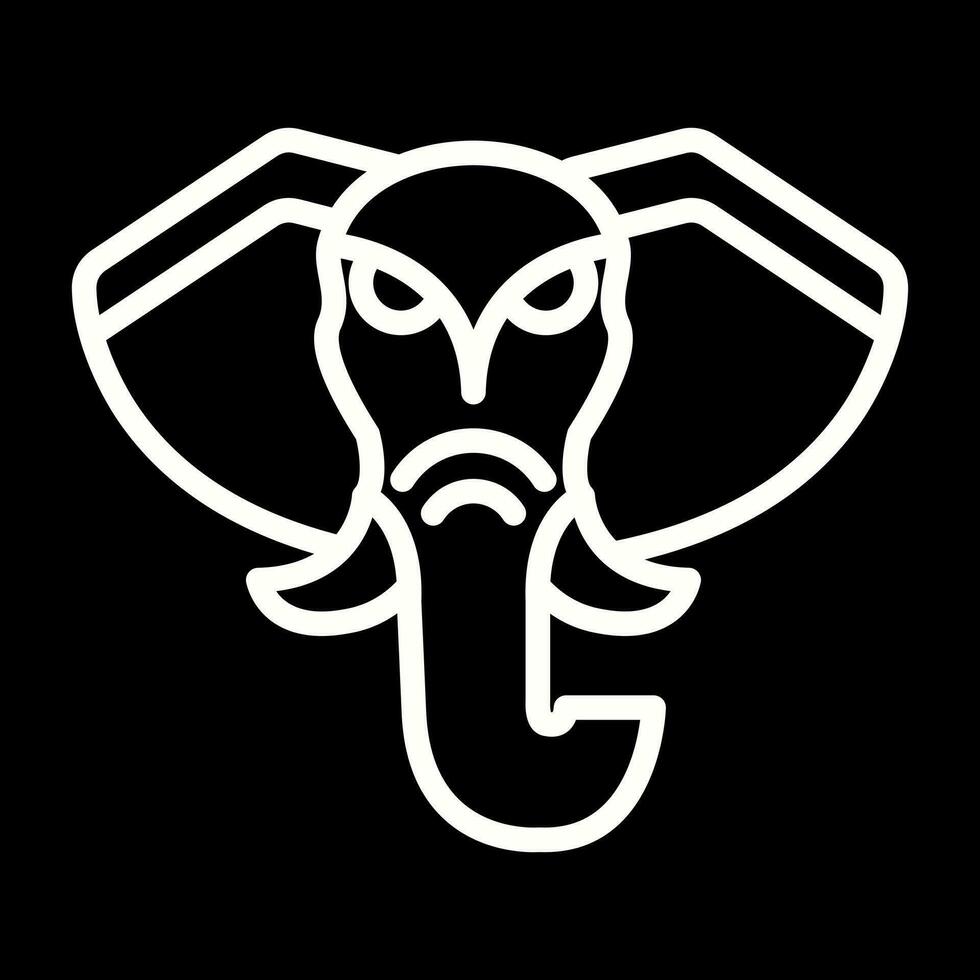 olifant vector pictogram