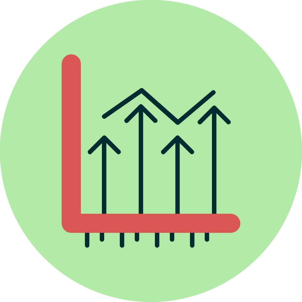 toenemen omhoog vector icoon